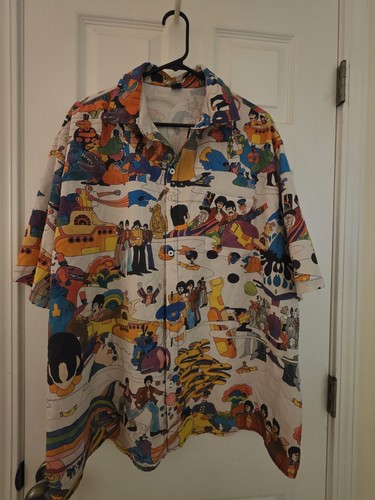 Retro beatles hawaiian shirt - hawaiian,