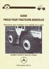 Mercedes-Benz MB-trac Guide Pneus Pour Tracteurs Agricoles 15 pages