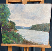 Huile-sur panneau Etang de