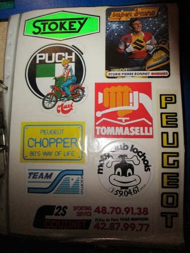 Autocollants moto pierre - 9,