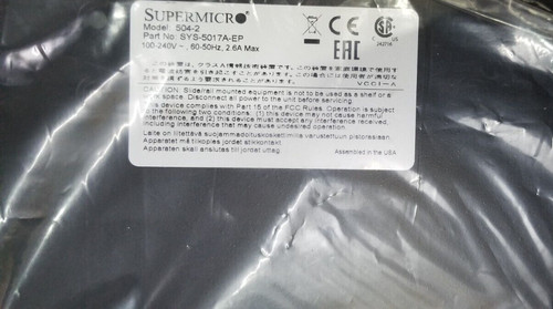 Serveur rackmount supermicro - serveur,