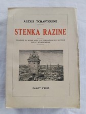 COSAQUE  STENKA RAZINE CHRONIQUE DU XVIIe SIECLE RUSSE 1930  TCHAPYGUINE PAYOT