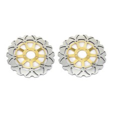 Pr Kawasaki 2x Disque de frein Avant ZXR 400 750 ZRX 1100 1200 ZZR ZR 1100 ZX9R