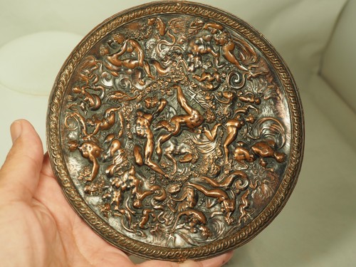 Plaque ancienne cuivre - plaque,