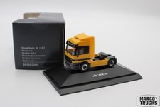 Herpa MB Mercedes Actros MP1 L 1843 tractor unit yellow B66000046 1:87 /H23475