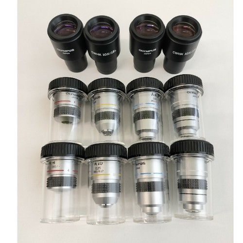 Lot objectifs microscope - lot,