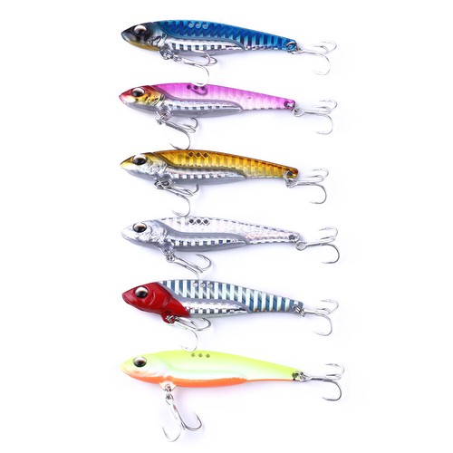 6pcs set 8cm 16g pêche - 6pcs/set,