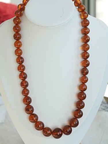 Collier ancien ambre naturel - ancien,