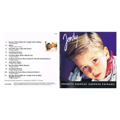 Jordy pochette surprise cd - jordy,