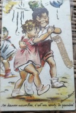 CPA GERMAINE BOURET A SYSTEME