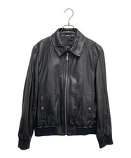 BOSS HUGO BOSS Lambskin blouson Size: 48 Black Men 50166136