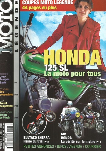 Moto legende 104 honda 125 - n°104,