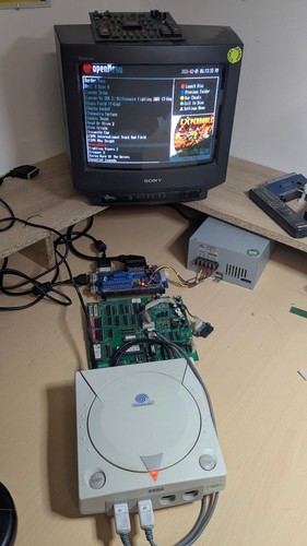 Sega dreamcast with gdmu - dreamcast, and