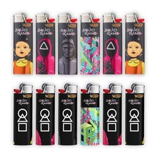 RARE COLLECTION BIC 6 LIGHTERS SQUID GAME 2025 LIMITED EDITION