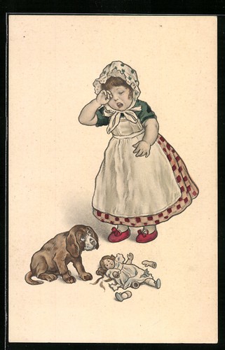 Chiot chien cassé la - le,