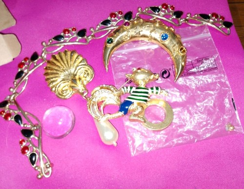 Lot bijoux vintage - , à
