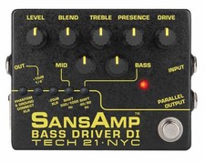 Used Tech 21 SansAmp Bass Driver DI V2 Bass Guitar Pedal