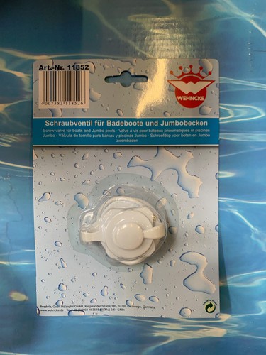 Bouchon valve vis plastique