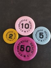 Série de 4 Jetons Caravelle