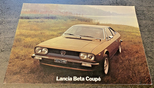 Brochure vente lancia - lancia, beta