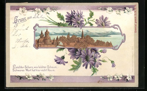 Carte postale liège - carte,