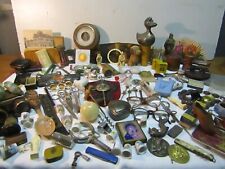 large lot of 130 vintage collection flea market items