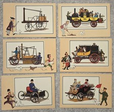 HERGE TINTIN 6 Chromos Voir et