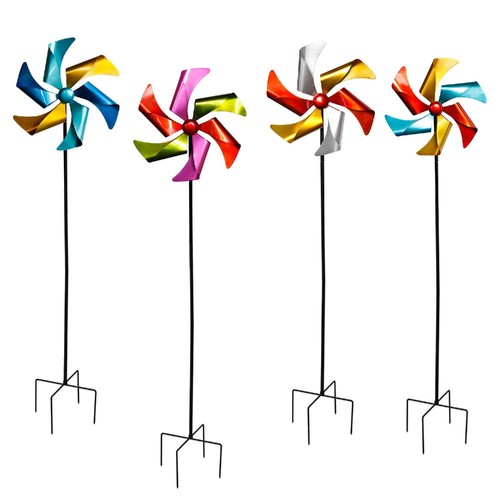 Métal éolienne cuivre or - xl,