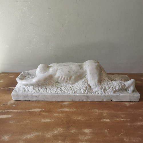 Sculpture marbre homme - en,