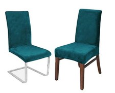 Housses de chaise élastiques LANSHENG (turquoise, 2 pcs (M)) B-WARE