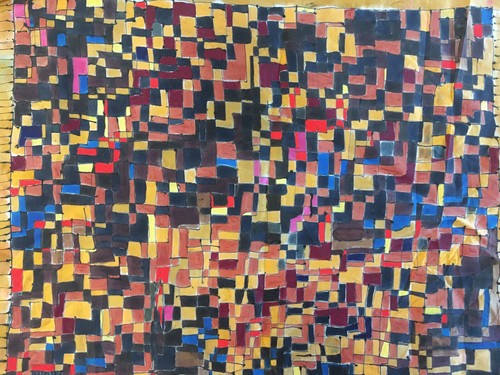 Très belle peinture soie art - belle,