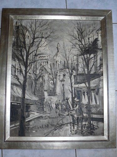 Tableau huile sur toile vue