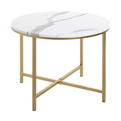 Table basse ronde effet - table,