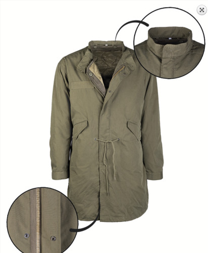Shell parka capuche m65 - shell, à