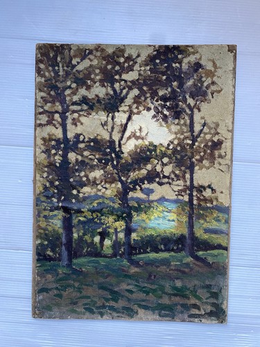 Paysage arbres forêt tableau - ,