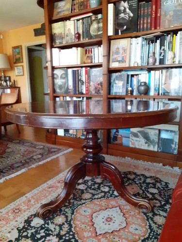 Table victorienne acajou - table,