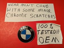 ✅OE 99-11 BMW HOOD EMBLEM FRONT LOGO BADGE E46 E60 E92 E39 X5 51148132375 NrMINT