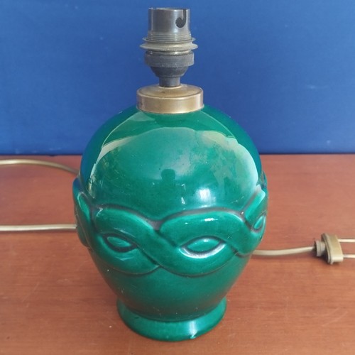 Pied lampe art deco - de,