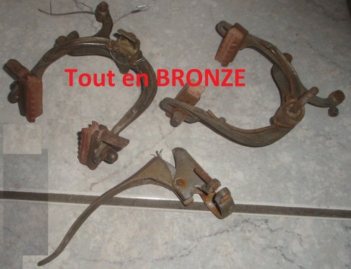 Frein 1915 bronze vélo - , ancien