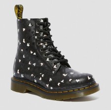 Dr Martens Doc 8 Trou 1460 Pascal Noir Multi Cœurs 25481001