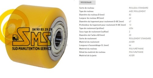 Galet 20 mm - 82,