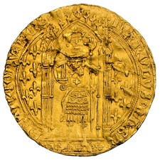 Charles V Franc à pied or