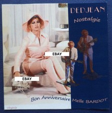 Couverture recto (découpée) CD Brigitte BARDOT Dedjean - L'Ours et la Poupée