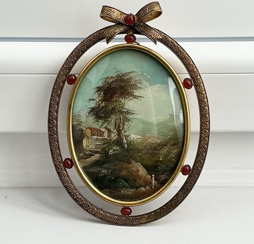 19e paysage italien - 19e, peinture