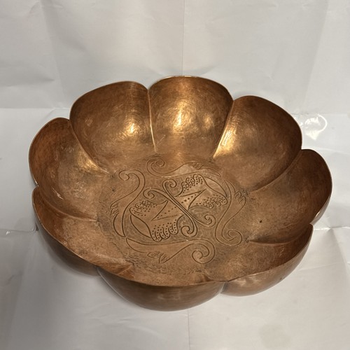 Antique hand engraved hammered - antique, hand-engraved