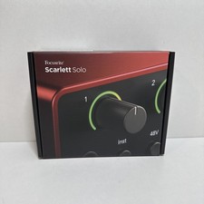 Focusrite Scarlett Solo 4th Gen USB Audio Interface