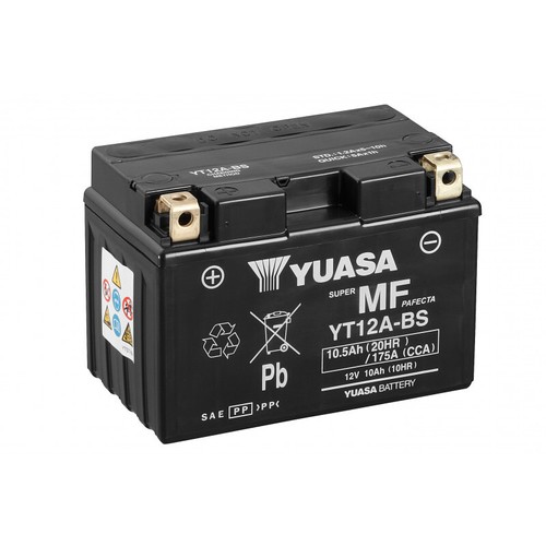 Batterie moto yuasa - moto, yt12a-bs