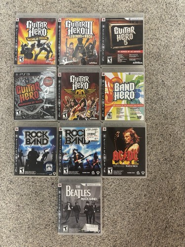 Rock band guitar hero - band/guitar,