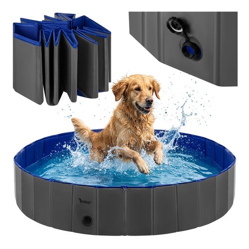 Piscine pour chiens grise - chiens,