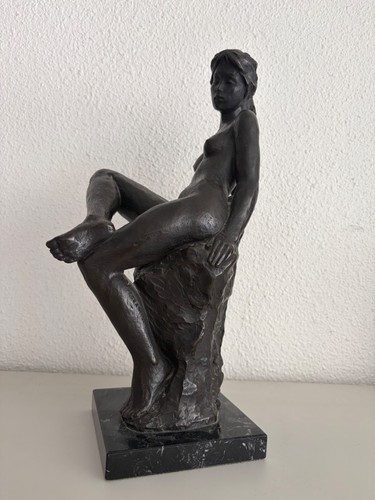 Belle sculpture bronze - belle,